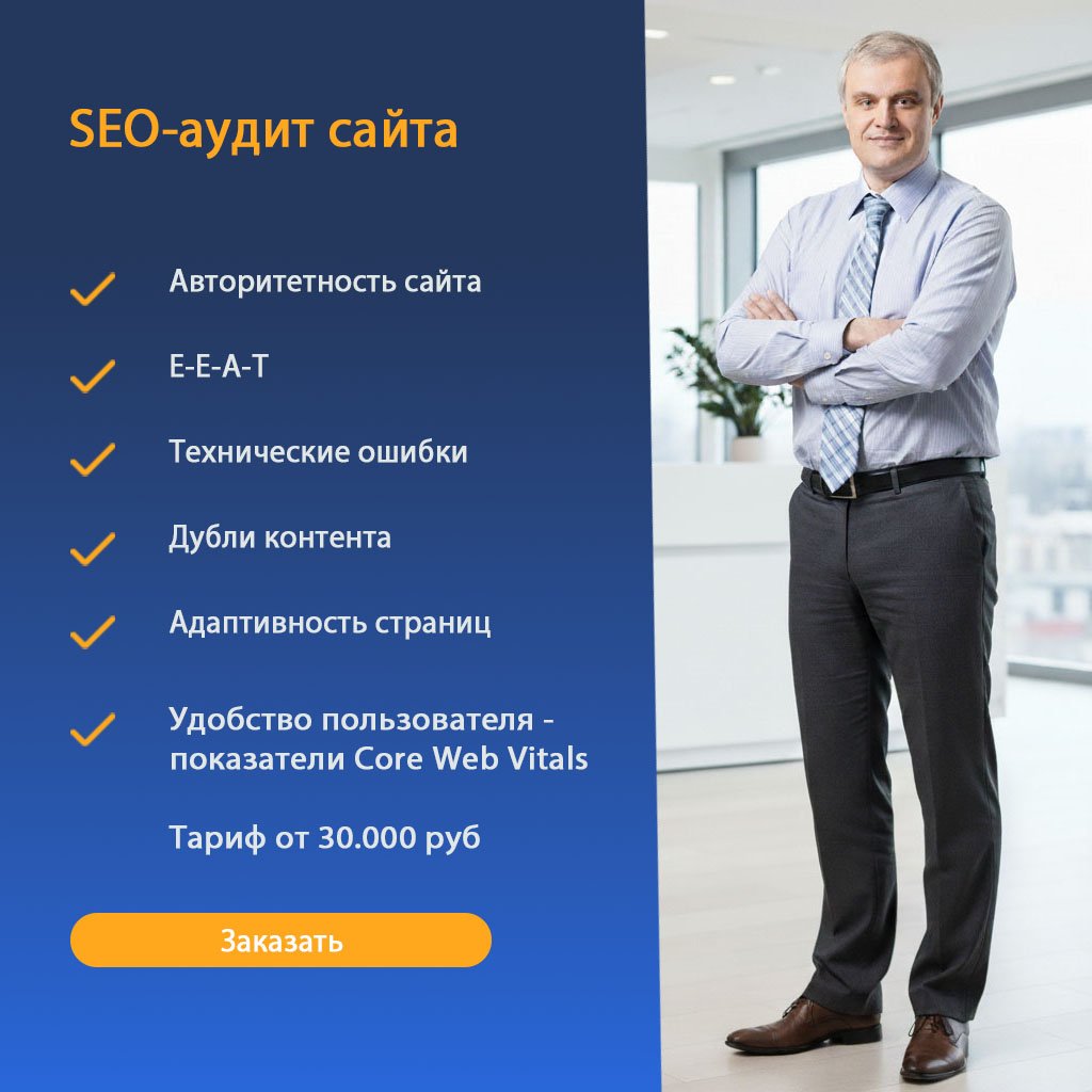 Баннер Услуга SEO-аудит сайта от anatole-seo.ru