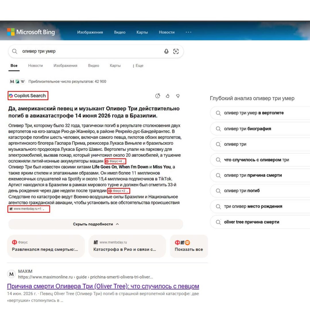 Ручной аудит конкурентов в Copilot